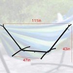 Portable 9ft Heavy Duty Hammock Stand for Two