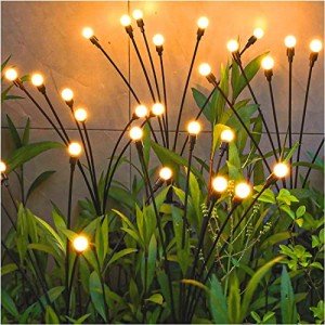 TONULAX Solar Garden Swaying Lights (2 Pack)