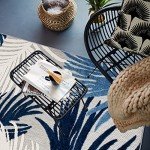 Lucca Contemporary Floral Indoor/Outdoor Area Rug 7'10"x10