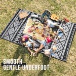 OLANLY Waterproof Reversible Outdoor Rug, 5x8 ft