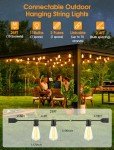 Larkvue 25FT Dimmable Outdoor String Lights