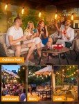 Larkvue 25FT Dimmable Outdoor String Lights