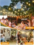 Larkvue 25FT Dimmable Outdoor String Lights