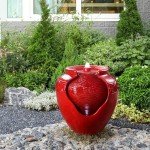 Teamson Home LED Outdoor Pot Fountain - 16.93