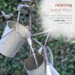 Alpine 28" Three-Tier Metal Garden Fountain