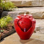 Teamson Home LED Outdoor Pot Fountain - 16.93