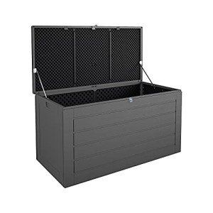 Extra Large Outdoor Patio Storage Box - Black