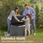 Devoko 100 Gallon Waterproof Outdoor Storage Box