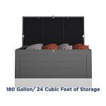 Extra Large Outdoor Patio Storage Box - Black