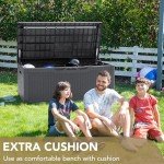 Devoko 100 Gallon Waterproof Outdoor Storage Box