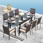 Sophia & William 9-Piece Outdoor Dining Set