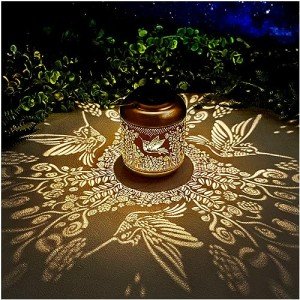 Hummingbird Solar Lanterns for Outdoor Decor