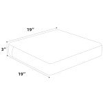 Blue Outdoor Chair Cushions - Set of 2