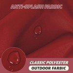 Parkerly Outdoor Chair Cushions - Set of 2, Red