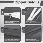 Outdoor Waterproof Deep Seating Cushion Set, Grey