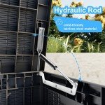 Vixzen 100 Gallon Weatherproof Outdoor Storage Box