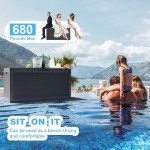 Vixzen 100 Gallon Weatherproof Outdoor Storage Box