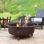 Sunnydaze 42-Inch Rustic Steel Fire Pit