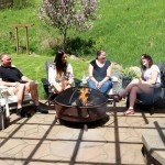 Sunnydaze 42-Inch Rustic Steel Fire Pit