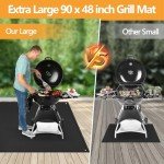 Extra Large Outdoor Grill Mat 90 x 48 Inches