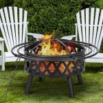 EcoNook 36" Wood Burning Outdoor Fire Pit