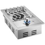 15,000 BTU Stainless Steel Outdoor Grill Side Burner