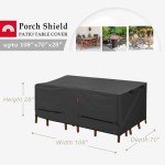 Waterproof Patio Table Cover for Rectangular Sets