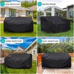Heavy Duty Waterproof 3-Seater Patio Sofa Cover