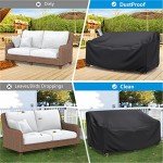 Durable Waterproof 2-Seater Patio Sofa Cover