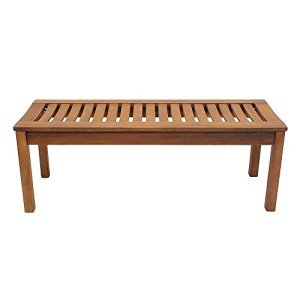 Achla Designs 4ft Backless Natural Finish Bench