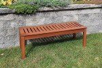 Achla Designs 4ft Backless Natural Finish Bench