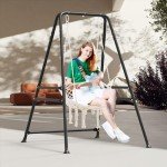 Heavy Duty Hammock Chair Stand for Indoor/Outdoor