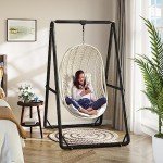 Hammock Chair Stand with 3 Hooks - 500lbs Capacity
