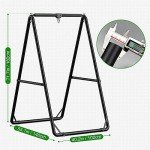 Hammock Chair Stand with 3 Hooks - 500lbs Capacity