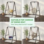 Hammock Chair Stand with 3 Hooks - 500lbs Capacity