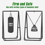 Hammock Chair Stand with 3 Hooks - 500lbs Capacity