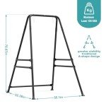 Heavy Duty Hammock Chair Stand for Indoor/Outdoor