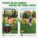 Hammock Chair Stand with 3 Hooks - 500lbs Capacity