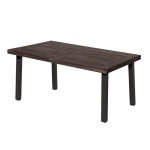 Flamaker Large Rectangular Dining Table for 6