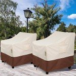 Waterproof Patio Chair Covers for Large Chairs 2-Pack