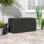 Patiowell 100 Gallon Waterproof Outdoor Storage Box