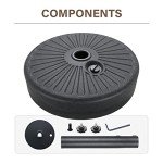 Heavy Duty 20" Fillable Umbrella Base Stand
