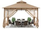 ABCCANOPY 10x12 Patio Gazebo with Mosquito Netting