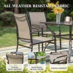 9-Piece Outdoor Dining Set with Extendable Table