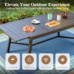 9-Piece Outdoor Dining Set with Extendable Table