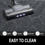 Colorxy Waterproof Non-Slip Outdoor Doormat, Grey