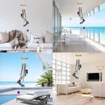 Colorful Outdoor Wind Chimes with Bells and Tubes