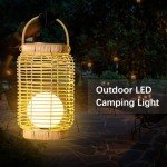 Large Waterproof Solar Lantern for Outdoor Spaces
