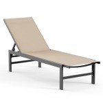 Vexwalx Adjustable Aluminum Lounge Chairs for Outdoors