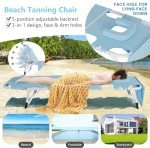 ABORON 4-in-1 Heavy Duty Folding Lounge Chair
